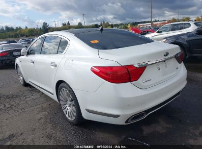 2015 KIA K900 PREMIUM White  gas KNALU4D43F6027590 photo #4