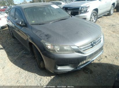 2013 HONDA ACCORD LX Gray  Gasoline 1HGCR2F38DA170074 photo #1