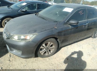 2013 HONDA ACCORD LX Gray  Gasoline 1HGCR2F38DA170074 photo #3