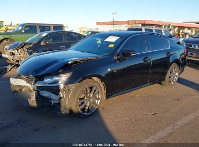 2013 LEXUS GS 350 Black  Gasoline JTHCE1BLXD5020047 photo #3