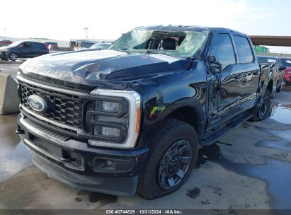 2023 FORD F-250 LARIAT Black  Diesel 1FT8W2BT5PEC98577 photo #3