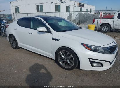 2014 KIA OPTIMA SX TURBO White  Gasoline 5XXGR4A65EG265727 photo #1