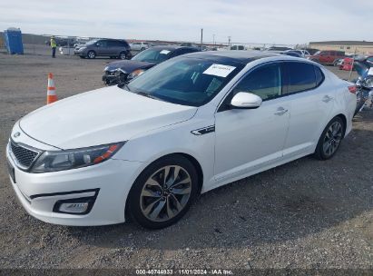 2014 KIA OPTIMA SX TURBO White  Gasoline 5XXGR4A65EG265727 photo #3