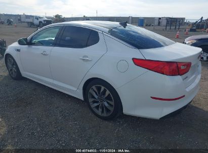 2014 KIA OPTIMA SX TURBO White  Gasoline 5XXGR4A65EG265727 photo #4