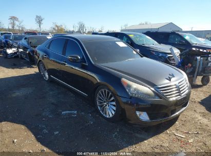 2014 HYUNDAI EQUUS SIGNATURE Black  Gasoline KMHGH4JH8EU075642 photo #1