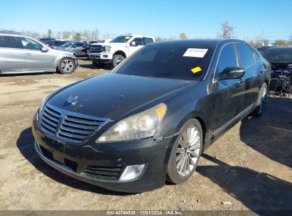 2014 HYUNDAI EQUUS SIGNATURE Black  Gasoline KMHGH4JH8EU075642 photo #3