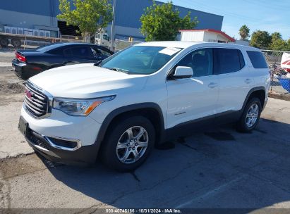 2019 GMC ACADIA SLE-1 White  Gasoline 1GKKNKLA6KZ266412 photo #3