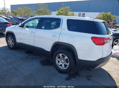 2019 GMC ACADIA SLE-1 White  Gasoline 1GKKNKLA6KZ266412 photo #4