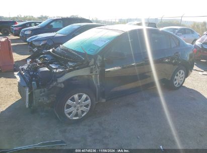 2022 KIA RIO S Black  Gasoline 3KPA24AD7NE437385 photo #3