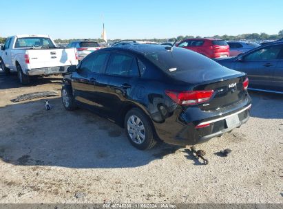 2022 KIA RIO S Black  Gasoline 3KPA24AD7NE437385 photo #4