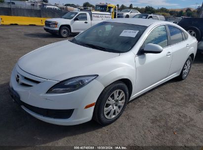 2011 MAZDA MAZDA6 I SPORT White  Gasoline 1YVHZ8BHXB5M17460 photo #3