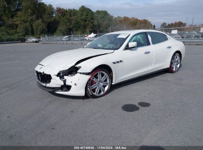 2014 MASERATI QUATTROPORTE S Q4 White  Gasoline ZAM56RRA6E1098226 photo #3