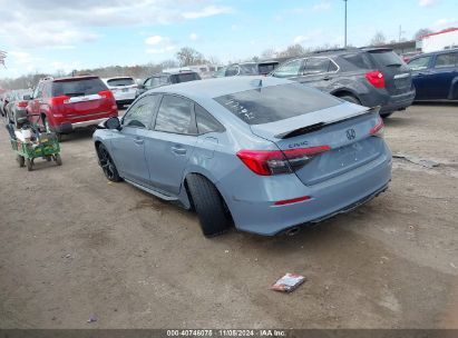 2022 HONDA CIVIC SI SEDAN Blue  Gasoline 2HGFE1E51NH470421 photo #4