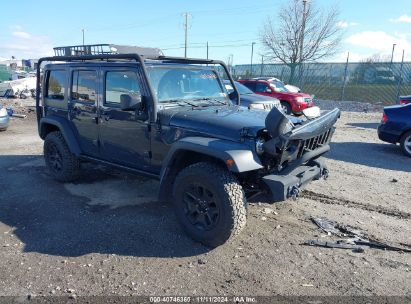 2018 JEEP WRANGLER JK UNLIMITED WILLY WHEELER W 4X4 Gray  Flexible Fuel 1C4BJWDG1JL862322 photo #1