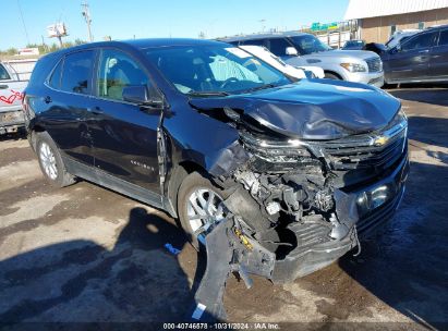 2022 CHEVROLET EQUINOX FWD LT Black  Gasoline 2GNAXKEV1N6132819 photo #1