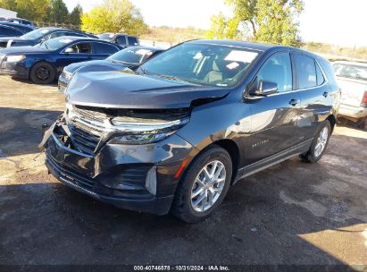 2022 CHEVROLET EQUINOX FWD LT Black  Gasoline 2GNAXKEV1N6132819 photo #3