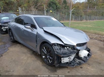 2022 LEXUS IS 350 F SPORT Silver  Gasoline JTHGZ1B22N5056992 photo #1