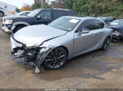 2022 LEXUS IS 350 F SPORT Silver  Gasoline JTHGZ1B22N5056992 photo #3