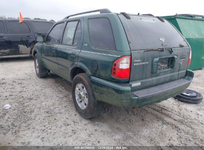 2000 ISUZU RODEO LS/LSE/S 3.2L Green  Gasoline 4S2CK58W3Y4303893 photo #4