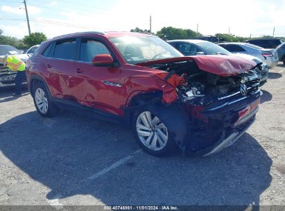 2023 VOLKSWAGEN ATLAS CROSS SPORT 3.6L V6 SE W/TECHNOLOGY Red  Gasoline 1V2WE2CA8PC206024 photo #1