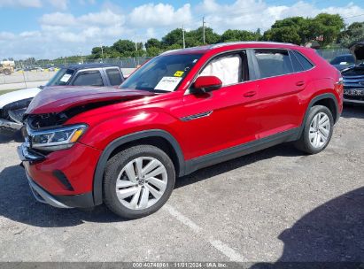 2023 VOLKSWAGEN ATLAS CROSS SPORT 3.6L V6 SE W/TECHNOLOGY Red  Gasoline 1V2WE2CA8PC206024 photo #3