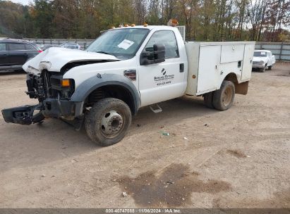 2008 FORD F-450 CHASSIS XL/XLT White  diesel 1FD4F46R78EE00113 photo #3