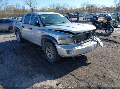 2010 DODGE DAKOTA BIGHORN/LONESTAR Silver  Gasoline 1D7CW3GPXAS159880 photo #1