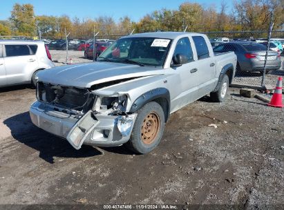 2010 DODGE DAKOTA BIGHORN/LONESTAR Silver  Gasoline 1D7CW3GPXAS159880 photo #3