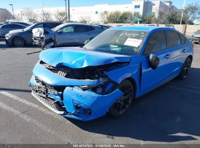 2022 HONDA CIVIC SPORT Blue  Gasoline 19XFL2H83NE014769 photo #3