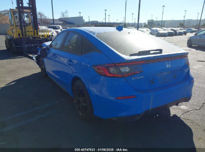 2022 HONDA CIVIC SPORT Blue  Gasoline 19XFL2H83NE014769 photo #4