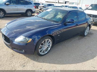 2011 MASERATI QUATTROPORTE S Blue  Gasoline ZAM39JKA1B0059202 photo #3