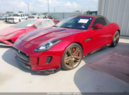 2014 JAGUAR F-TYPE V8 S Red  Gasoline SAJWA6GL3EMK00284 photo #3