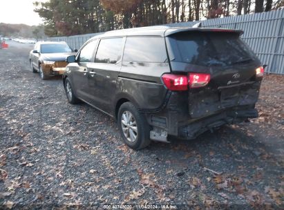 2016 KIA SEDONA LX Gray  Gasoline KNDMB5C19G6190854 photo #4