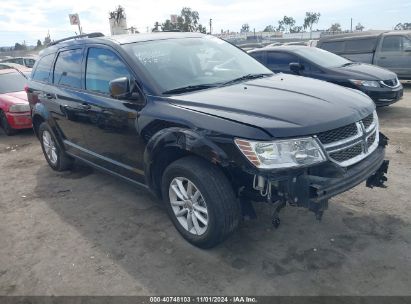 2016 DODGE JOURNEY SXT Black  Flexible Fuel 3C4PDDBG6GT129085 photo #1