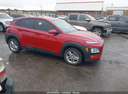 2019 HYUNDAI KONA SE Red  Gasoline KM8K12AA4KU320826 photo #1