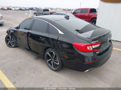 2022 HONDA ACCORD SPORT Black  Gasoline 1HGCV1F36NA046442 photo #4