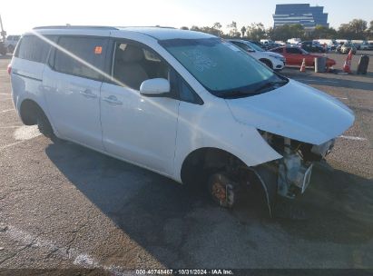 2015 KIA SEDONA LX White  Gasoline KNDMB5C10F6062419 photo #1