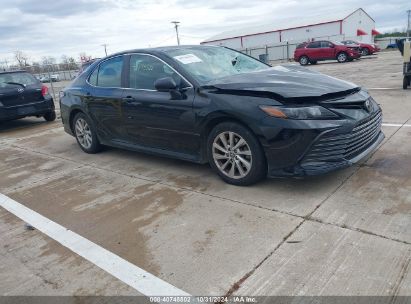 2021 TOYOTA CAMRY LE Black  Gasoline 4T1C11AK2MU555168 photo #1