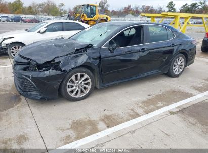 2021 TOYOTA CAMRY LE Black  Gasoline 4T1C11AK2MU555168 photo #3