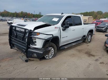 2022 CHEVROLET SILVERADO 2500HD 4WD  STANDARD BED LT White  Diesel 1GC1YNEY8NF289058 photo #3