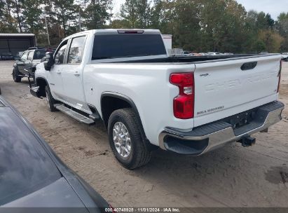 2022 CHEVROLET SILVERADO 2500HD 4WD  STANDARD BED LT White  Diesel 1GC1YNEY8NF289058 photo #4