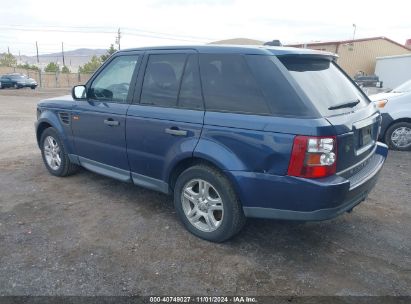 2006 LAND ROVER RANGE ROVER SPORT HSE Blue  Gasoline SALSF25446A918487 photo #4