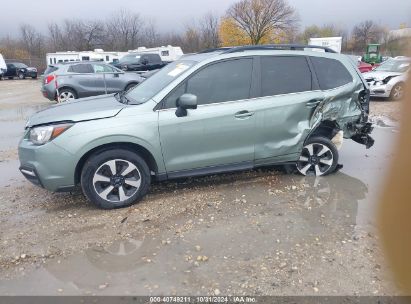 2017 SUBARU FORESTER 2.5I LIMITED Green  Gasoline JF2SJARC3HH557492 photo #3