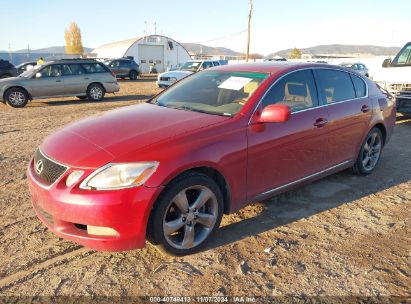 2006 LEXUS GS 300 Red  Gasoline JTHCH96S660014480 photo #3