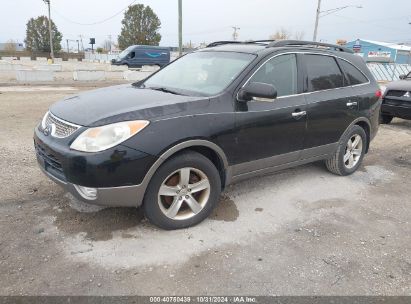 2011 HYUNDAI VERACRUZ LIMITED Black  Gasoline KM8NU4CC1BU153730 photo #3