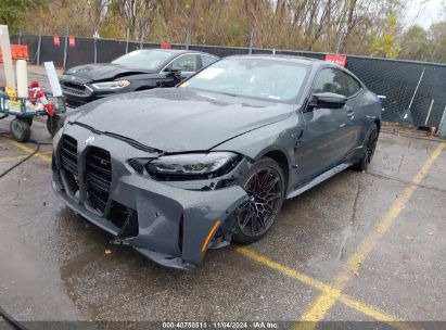 2024 BMW M4 COMPETITION XDRIVE Gray  Gasoline WBS43AZ0XRCP59910 photo #3