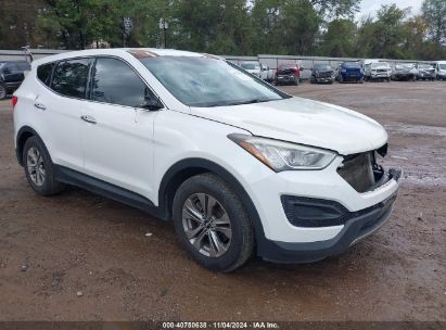 2016 HYUNDAI SANTA FE SPORT 2.4L White  Gasoline 5XYZT3LB7GG366118 photo #1