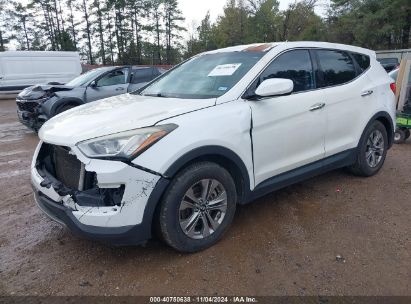 2016 HYUNDAI SANTA FE SPORT 2.4L White  Gasoline 5XYZT3LB7GG366118 photo #3