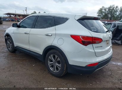 2016 HYUNDAI SANTA FE SPORT 2.4L White  Gasoline 5XYZT3LB7GG366118 photo #4