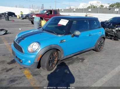 2013 MINI HARDTOP COOPER S Blue  Gasoline WMWSV3C50DT389680 photo #3